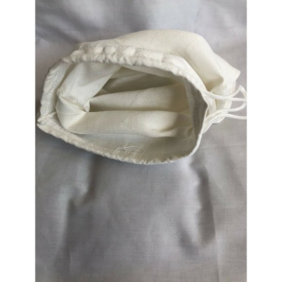 Chloe Dustbag Storage Drawstring White 14" x 8.5" - Picture 8 of 8